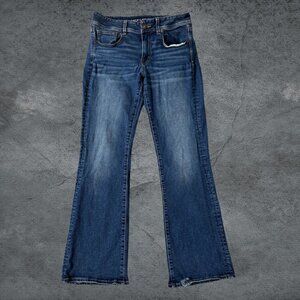 American Eagle Kick Boot Women's Jeans Super Stretch Size 12 Regular